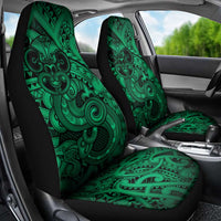 Aotearoa Maori Hei Tiki Car Seat Cover Kakariki Kowhaiwhai Puhoro Motif LT9 - Polynesian Pride