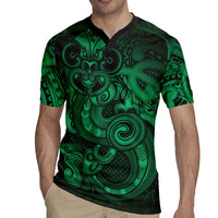 Aotearoa Maori Hei Tiki Rugby Jersey Kakariki Kowhaiwhai Puhoro Motif LT9 - Polynesian Pride