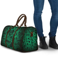 Aotearoa Maori Hei Tiki Travel Bag Kakariki Kowhaiwhai Puhoro Motif LT9 - Polynesian Pride