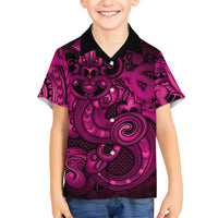 Aotearoa Maori Hei Tiki Hawaiian Shirt Mawhero Kowhaiwhai Puhoro Motif LT9 - Polynesian Pride