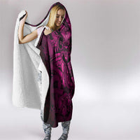 Aotearoa Maori Hei Tiki Hooded Blanket Mawhero Kowhaiwhai Puhoro Motif LT9 - Polynesian Pride