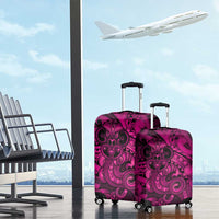 Aotearoa Maori Hei Tiki Luggage Cover Mawhero Kowhaiwhai Puhoro Motif LT9 - Polynesian Pride