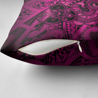 Aotearoa Maori Hei Tiki Pillow Cover Mawhero Kowhaiwhai Puhoro Motif LT9 - Polynesian Pride