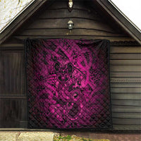 Aotearoa Maori Hei Tiki Quilt Mawhero Kowhaiwhai Puhoro Motif LT9 - Polynesian Pride