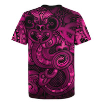 Aotearoa Maori Hei Tiki Rugby Jersey Mawhero Kowhaiwhai Puhoro Motif LT9 - Polynesian Pride