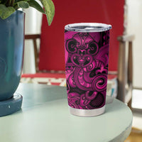 Aotearoa Maori Hei Tiki Tumbler Cup Mawhero Kowhaiwhai Puhoro Motif LT9 - Polynesian Pride