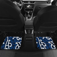 Aotearoa Maori Kowhaiwhai Car Mats Kikorangi Puhoro and Patiki