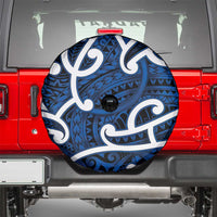 Aotearoa Maori Kowhaiwhai Spare Tire Cover Kikorangi Puhoro and Patiki LT9 - Polynesian Pride