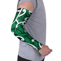 Aotearoa Maori Kowhaiwhai Arm Sleeves Kakariki Puhoro and Patiki