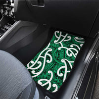 Aotearoa Maori Kowhaiwhai Car Mats Kakariki Puhoro and Patiki