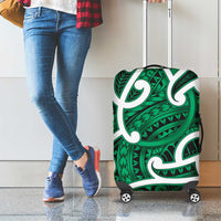 Aotearoa Maori Kowhaiwhai Luggage Cover Kakariki Puhoro and Patiki LT9 - Polynesian Pride