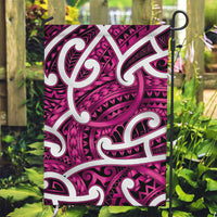 Aotearoa Maori Kowhaiwhai Garden Flag Mawhero Puhoro and Patiki