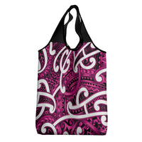 Aotearoa Maori Kowhaiwhai Grocery Bag Mawhero Puhoro and Patiki