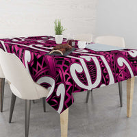 Aotearoa Maori Kowhaiwhai Tablecloth Mawhero Puhoro and Patiki