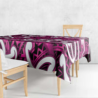 Aotearoa Maori Kowhaiwhai Tablecloth Mawhero Puhoro and Patiki