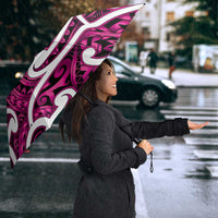 Aotearoa Maori Kowhaiwhai Umbrella Mawhero Puhoro and Patiki