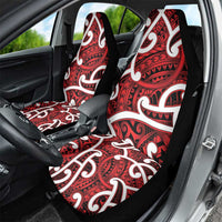 Aotearoa Maori Kowhaiwhai Car Seat Cover Whero Puhoro and Patiki LT9 - Polynesian Pride