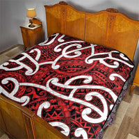 Aotearoa Maori Kowhaiwhai Quilt Whero Puhoro and Patiki