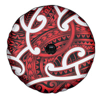 Aotearoa Maori Kowhaiwhai Spare Tire Cover Whero Puhoro and Patiki LT9 - Polynesian Pride