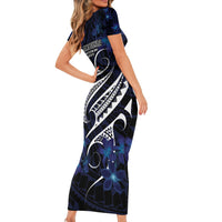 Micronesia Constitution Day Family Matching Short Sleeve Bodycon Dress and Hawaiian Shirt Since 1979 with Polynesian Hibiscus Pattern LT9 - Polynesian Pride