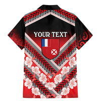 Personalised Wallis et Futuna Family Matching Mermaid Dress and Hawaiian Shirt Hibiscus and Polynesian Tribal Tattoos LT9 - Polynesian Pride