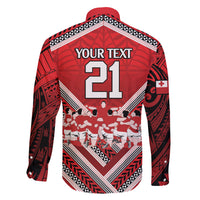 Custom Tonga Rugby Family Matching Short Sleeve Bodycon Dress and Hawaiian Shirt Tonga Sipi Tau Ngatu Tribal Pattern LT9 - Polynesian Pride
