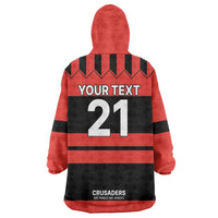New Zealand Rugby Pacific Custom Wearable Blanket Hoodie Whatumoana Classic Retro 2025 LT9 - Polynesian Pride