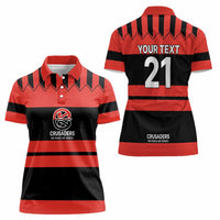 New Zealand Rugby Pacific Custom Women Polo Shirt Whatumoana Classic Retro 2025 LT9 - Polynesian Pride