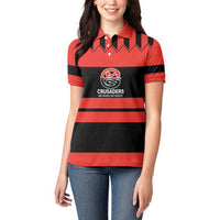New Zealand Rugby Pacific Custom Women Polo Shirt Whatumoana Classic Retro 2025 LT9 - Polynesian Pride