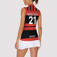 New Zealand Rugby Pacific Custom Women Sleeveless Polo Shirt Whatumoana Classic Retro 2025 LT9 - Polynesian Pride