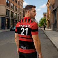 New Zealand Rugby Pacific Custom Zipper Polo Shirt Whatumoana Classic Retro 2025 LT9 - Polynesian Pride