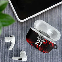 New Zealand Rugby Pacific Custom AirPods Case Whatumoana Maori Tribal Tattoo LT9 - Polynesian Pride