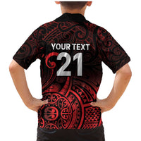 New Zealand Rugby Pacific Custom Family Matching Mermaid Dress and Hawaiian Shirt Whatumoana Maori Tribal Tattoo LT9 - Polynesian Pride