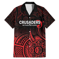 New Zealand Rugby Pacific Custom Family Matching Mermaid Dress and Hawaiian Shirt Whatumoana Maori Tribal Tattoo LT9 Dad's Shirt - Short Sleeve Gold - Polynesian Pride