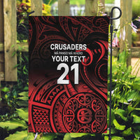 New Zealand Rugby Pacific Custom Garden Flag Whatumoana Maori Tribal Tattoo LT9 Garden Flag Gold - Polynesian Pride