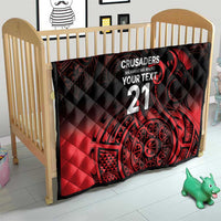 New Zealand Rugby Pacific Custom Quilt Whatumoana Maori Tribal Tattoo