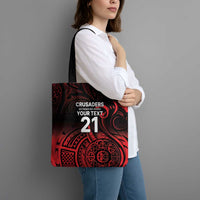 New Zealand Rugby Pacific Custom Tote Bag Whatumoana Maori Tribal Tattoo LT9 - Polynesian Pride