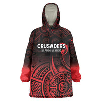 New Zealand Rugby Pacific Custom Wearable Blanket Hoodie Whatumoana Maori Tribal Tattoo LT9 One Size Gold - Polynesian Pride