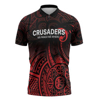 New Zealand Rugby Pacific Custom Zipper Polo Shirt Whatumoana Maori Tribal Tattoo LT9 Gold - Polynesian Pride