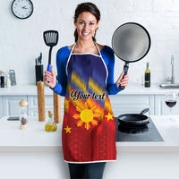 Personalized Philippines Eight Rays Sun Apron Traditional Filipino Igorot Pattern Motif LT9 - Polynesian Pride