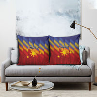 Personalized Philippines Eight Rays Sun Pillow Cover Traditional Filipino Igorot Pattern Motif LT9 - Polynesian Pride