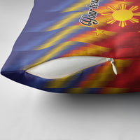 Personalized Philippines Eight Rays Sun Pillow Cover Traditional Filipino Igorot Pattern Motif LT9 - Polynesian Pride