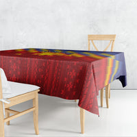 Personalized Philippines Eight Rays Sun Tablecloth Traditional Filipino Igorot Pattern Motif LT9 - Polynesian Pride