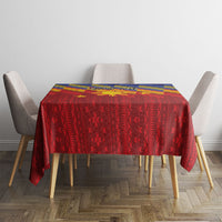 Personalized Philippines Eight Rays Sun Tablecloth Traditional Filipino Igorot Pattern Motif LT9 - Polynesian Pride