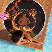 Samoa Siva Afi Dance Fireknife Beach Blanket Polynesian Heritage Fire Dance LT9 - Polynesian Pride
