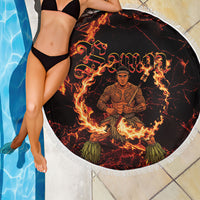 Samoa Siva Afi Dance Fireknife Beach Blanket Polynesian Heritage Fire Dance LT9 - Polynesian Pride