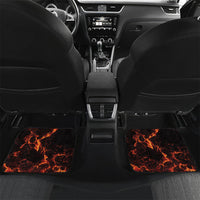 Samoa Siva Afi Dance Fireknife Car Mats Polynesian Heritage Fire Dance LT9 Set 2pcs - Back Black - Polynesian Pride