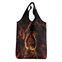 Samoa Siva Afi Dance Fireknife Grocery Bag Polynesian Heritage Fire Dance LT9 - Polynesian Pride