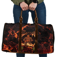 Samoa Siva Afi Dance Fireknife Travel Bag Polynesian Heritage Fire Dance LT9 Black - Polynesian Pride