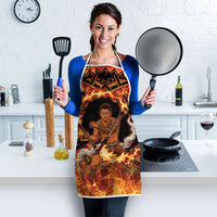 Samoa Siva Afi Dance Fireknife Apron Samoan Tribal Motif Dancing in the Fire LT9 - Polynesian Pride